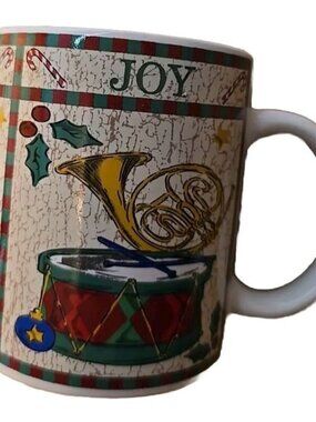 Riviera Van Beers Vintage Limited Edition 1997 Signature Christmas Coffee mug